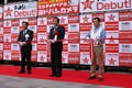ヨドバシカメラで905iシリーズ発売セレモニーを開催、ドコモ中村社長が登場