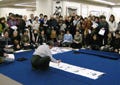 2008年新春にチャリティー書展などを開催 - 毎日新聞社と毎日書道会