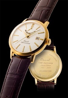 オリエント時計が60周年記念モデル第2弾、"優美さあふれる"手巻き時計