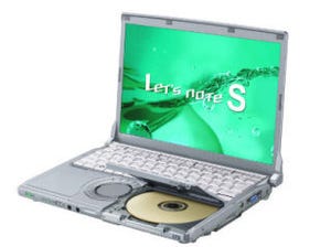 パナソニック、HDD/メモリ強化のDVD付12.1型ノート「Let'snote S9」