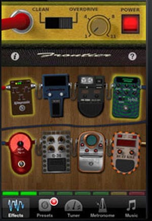 無料のiPhone/iPod touch用ギターエフェクトアプリ「iShred LIVE」登場