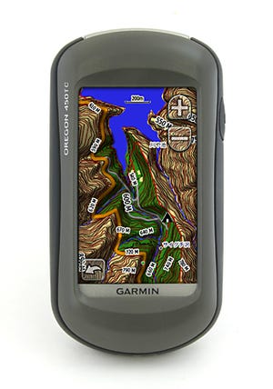 日本登山地図や電子コンパスを搭載する登山に便利なハンディGPS--ガーミン