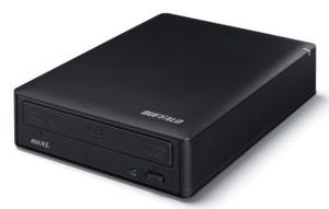 バッファロー、最大128GBの新規格「BDXL」対応ブルーレイディスクドライブ