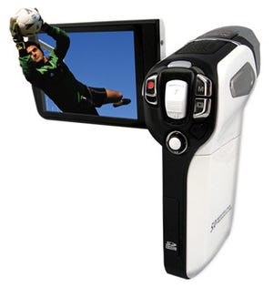 エグゼモード、約2万5,000円の3D対応ビデオカメラ「3DV-5WF」発売