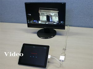 iPadのプレゼン資料をモニター表示する「プレゼンできるPDF+VIDEO」
