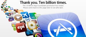 Apple「App Store」、100億ダウンロード突破- オープンから2年半で