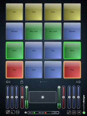 Crossfire Designs、iPad用MIDIパッドコントローラアプリ「MidiPads」発売