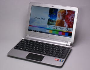 10.75時間駆動のFusion APUノート - 「HP Pavilion dm1-3000 Notebook PC」
