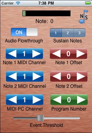 iPhone/iPadに入力されたオーディオをMIDIに変換するアプリ「Note Synth」