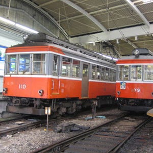 初夏の風物詩"あじさい号"、今年は電力事情で昼間のみ運転 - 箱根登山鉄道
