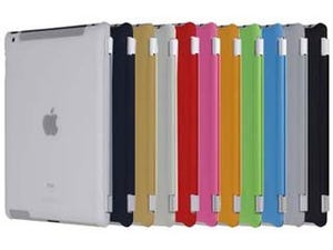 リンクス、Smart Coverに合わせて11色を揃えたiPad 2専用カバー