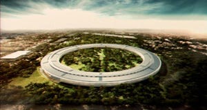 なぜ宇宙船? Appleの新キャンパス建設計画地に行ってきた