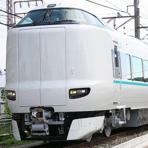 「くろしお」用287系公開、車体にオーシャングリーンのライン - JR西日本