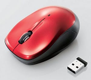 エレコム、Bluetooth 3.0対応USBアダプタを同梱した3ボタンBluetoothマウス