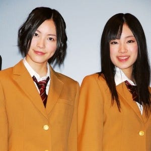 SKE48松井珠理奈&矢神久美が映画初出演で感激「泣いちゃいました」