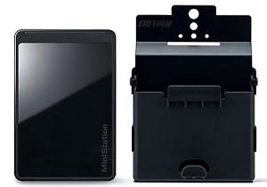 バッファロー、薄型テレビへの取付キットと外付け型HDDのセットモデル