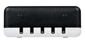 グリーンハウス、ピアノ形デザインのSD・USBオーディオ機能付きスピーカー