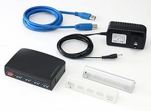 サンワサプライ、USB 3.0対応で給電専用ポートを備えた4ポートUSBハブ