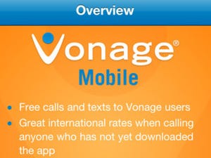 ユーザー間での無料通話が可能なiPhone/Androidアプリ「Vonage Mobile」