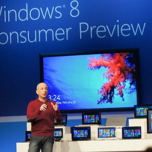 米MicrosoftがMWC 2012に合わせカンファレンスを開催 - 「Windows 8 Consumer Preview」をアピール