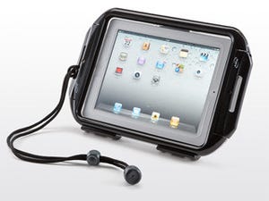 サンワダイレクト、防水・防塵規格のIP57を取得したiPad/iPad 2用ケース
