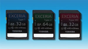 東芝、UHS-I対応のSDHCメモリーカードなど「EXCERIA」シリーズ9製品発表