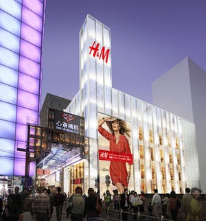 来年春、H&Mが心斎橋に登場！大阪地域3店舗目の大阪旗鑑店オープン予定。