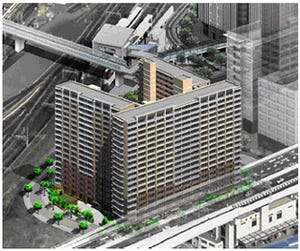 大和ハウス、JR名古屋駅南側大型再開発エリアに都心型賃貸マンション開発