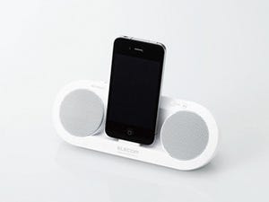 エレコム、Dockコネクタを搭載したiPhone/iPod用のスピーカー2種