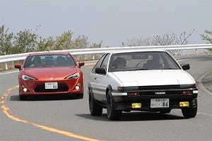 トヨタ「86」&AE86が箱根を走る! 「新旧86レンタカー乗り比べツーリング」