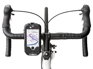 サンワサプライ、iPhone 4S/4を自転車のハンドルバーに装着できるホルダー
