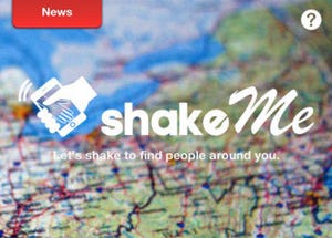 iPhoneを振って身近な友達を探せるアプリ「Shake me」の最新版登場