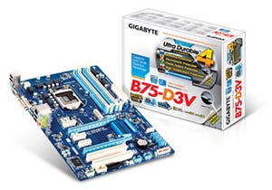 GIGABYTE、Intel B75搭載で実売6,500円のLGA1155マザー「GA-B75-D3V」