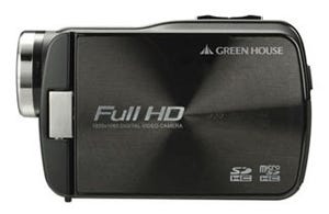 グリーンハウス、5倍ズーム・フルHD撮影対応の小型ビデオカメラ