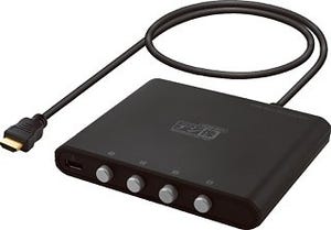 プリンストン、HDMIの多系統入出力に対応した2系統/4系統のHDMI切替器