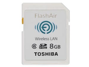 無線LAN搭載SDHCメモリカード「FlashAir」と写真管理アプリguPixが連携
