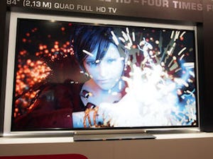 IFA 2012 - 東芝が新エンジン搭載の4Kテレビや4K対応「dynabook」を展示