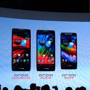 Motorola、Androidスマホ3機種を発表 - 日本発売の「DROID RAZR M」など
