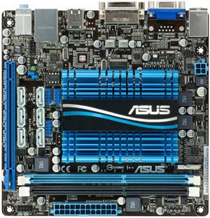 ASUS、ノートPC向け低消費電力CPU「AMD C-60」搭載のMini-ITXマザーボード