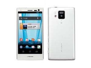 ドコモ、Androidスマートフォン「ELUGA V P-06D」にホワイトモデル追加