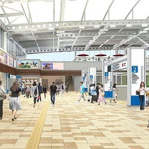 西武線所沢駅の東西自由通路11/27開通、「エミオ所沢」もグランドオープン