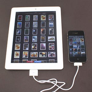 上海問屋、iPhone/iPodからiPadへ簡単に画像が転送できるフォトリンクケーブル