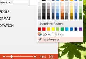 「PowerPoint 2013」のオススメ機能 - スポイトツールで色を調べられる「Eyedropper」