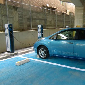 小田急電鉄、沿線の月極駐車場に電気自動車専用駐車スペースを開設