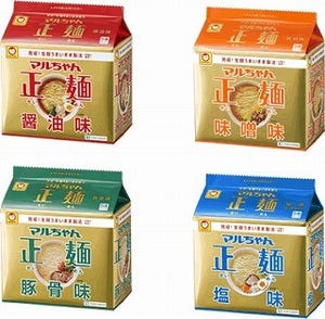 東洋水産「マルちゃん正麺」、発売1年で累計出荷数2億食突破!