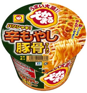 「マルちゃん でかまる」から「辛もやし豚骨ラーメン」発売 - 東洋水産