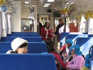 滋賀県、信楽高原鉄道がクリスマスモードに!　サンタと一緒に盛り上がろう