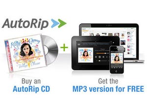 Amazon.com、CD購入でMP3を無料提供するサービス「Amazon AutoRip」を開始