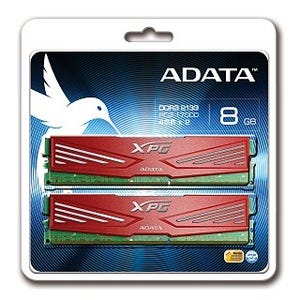 ADATA、オーバークロック向けの高品質なDDR3-2133メモリ - 4GB×2枚セット