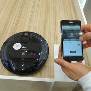 MWC 2013 - LGが「Optimus G/G Pro」など最新機種を展示、ロボット掃除機の遠隔操作デモも